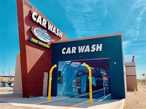 Cobble stone car wash - The driver must remain in the vehicle to monitor it and respond should the vehicle attempt to accelerate on its own. For more information about our recent policy change, please feel free to stop by one of our locations, or call Cobblestone Auto Spa at (602) 788-9274.